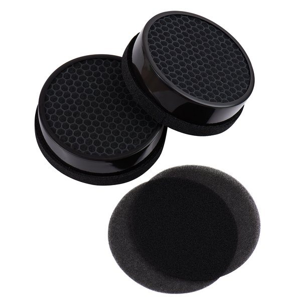 Flintar High Efficiency 3-in-1 H13 Grade True HEPA Replacement Filter, Compatible with GBlife and CISNO Home Air Purifier KJ65F-A1, and TCL Home Air Purifier KJ65F-A2, 2-Pack