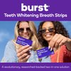 Burst Teeth Whitening Breath Strips (Polar Mint/8 Pack) | Kills 93% of Bad Mouth Germs | Up to 4 Shades Whiter in One Use | Easy to Apply/Quick Dissolving