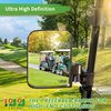 10L0L Golf Cart Mirror, No-drilling Side Rear View Golf Cart Mirrors Compatible with EZGO Club Car Yamaha Golf Cart and Others (Black Clips)