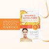 Skin 2.0 Vitamin C and Collagen Under Eye Patches - Brightens Dark Circles, Tightens Under Eye Skin, Anti-aging & Firming Under Eye Pads - Cruelty Free Korean Skin Care For All Skin Types - 5 Pairs