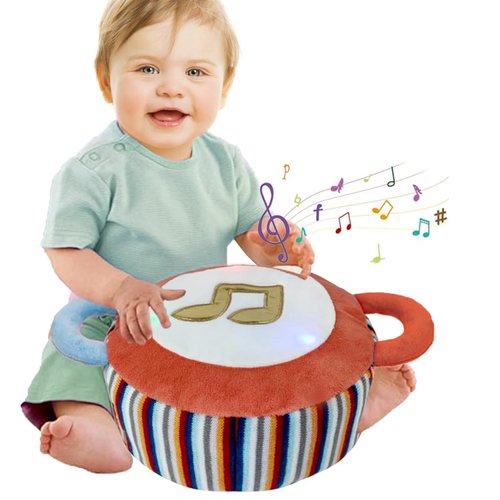 Baby Musical Toys 6 to 12Mouths, Infant Light up Music Toys, Plush Toys for 7 8 9 10+ Month Old, Gifts for 4 5 6 12 Month Boy Girl