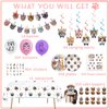 137PCS Cat Birthday Party Supplies Serves 20 Guests Kitten Birthday Party Decorations Cat Party Plates Banner Napkins Balloons Tablecloth Cake Toppers for Cat Themed Birthday Party Supplies