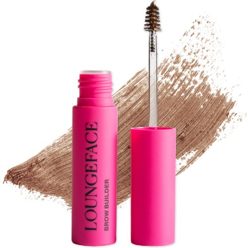 Loungeface Brow Builder - Cream Gel Formula: Instant Lift, Natural Full Look, Super Quick, Pigment & Hold - Tapered Precision Wand - Vegan & Cruelty Free Beauty, Eyebrow Tint, Makeup Women (Brown)