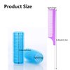 MOODKEY 36PCS Self Grip Small Hair Curlers Heatless Roller Hair Curlers Pro Salon Hairdressing Curler DIY Curly Hairstyle Hair Rollers Tools Rat Tail Comb for Women Medium Short Hair(0.8 x 2.4 Inch)