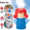 GB Quality Angry Mama Microwave Oven Cleaner Kitchen Gadget Water and Vinegar Cleaning Angry Mom High Temperature Steamer Easy Use Chemical Free Eco Cleans for Home Office
