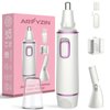 AREYZIN Nose Hair Trimmer for Women 2 in 1 Painless Eyebrow Trimmer and Nose Trimmer Facial Hair Removal Nasal Hair Clippers Professional, Waterproof, Dual-Edge Blade
