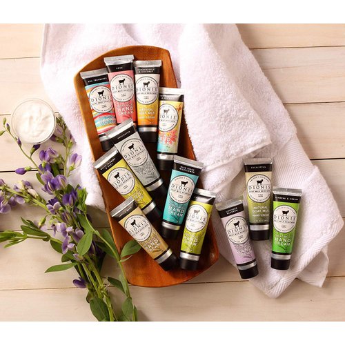 Dionis - Goat Milk Skincare Verbena and Cream Scented Hand Cream (1 oz) - Made in the USA - Cruelty-free and Paraben-free