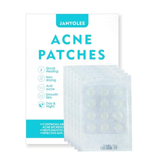 Pimple Patches for Face, Hydrocolloid Spot Acne Patches, Invisible Pimple Patch Acne Patch, Day & Night Acne Treatment, Acne Absorbing Patches (60 Counts, 12mm) ﻿
