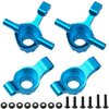 Vgoohobby Aluminum Front Steering Knuckle Carrier Blocks & Rear Stub Axle Carrier Hub Set Compatible with Tamiya TT02 1/10 RC On Road Touring Car Upgrade Parts