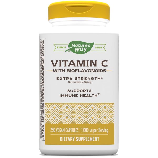Nature's Way Vitamin C with Bioflavonoids 1000 mg Vitamin C per serving 250 Capsules