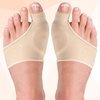 Bunion Corrector for Women & Men - Bunion Pads Relief Orthopedic Sock Cushion Sleeve Splint Gel Protector Support Brace w/ Non-Slip Grip - Bunion Remover Toe Guard - Fix Hallux Valgus Med. 2 Pcs