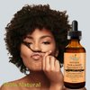 Tropical Holistic 100% Natural Hair Treatment Oil 2 oz - Premium Beard Essential Oil Blend with Argan, Emu, Jojoba, Jamaican Black Castor Oil, Peppermint for Men, Women with Dry, Damaged, Thin Hair