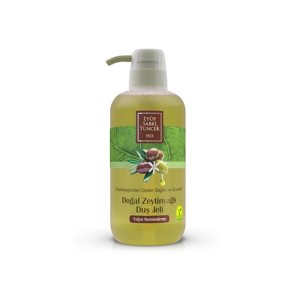 EYUP SABRI TUNCER Natural Olive Oil Shower Gel 600ml-Maintain Natural pH Balance of Skin and regain The Lost Moisture.