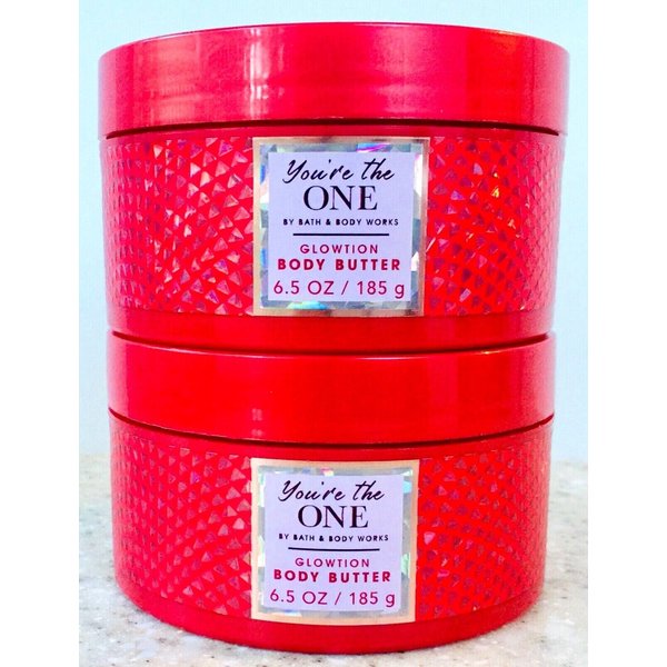 2 YOU’RE THE ONE Body Butter Glowtion 6.5oz bath body SET
