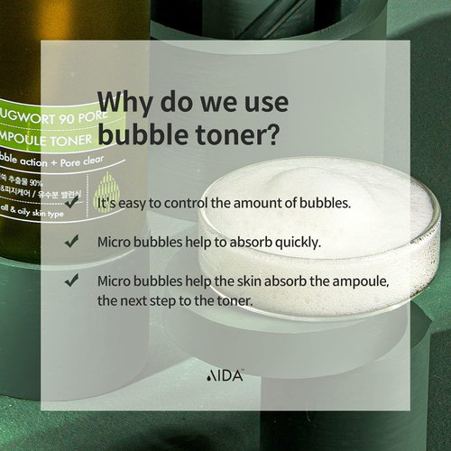 AIDA Mugwort 90 Pore Ampoule Toner
