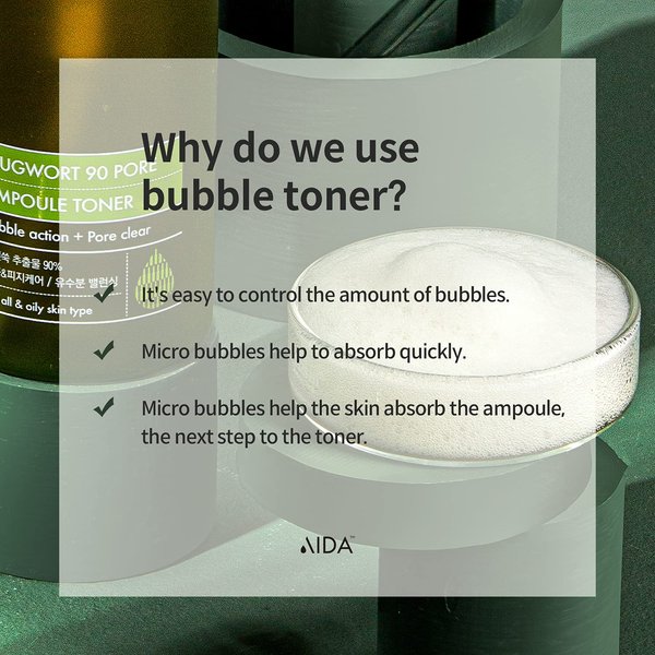 AIDA Mugwort 90 Pore Ampoule Toner