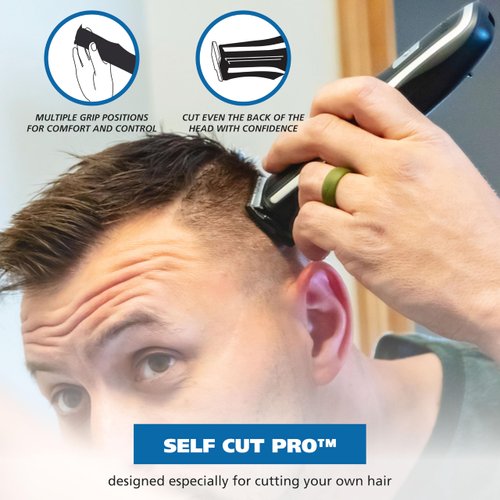 Wahl Clipper Self-Cut Pro Lithium Ion Cordless Hair Clippers, Easy to Use Self-Haircut Kit Designed for DIY Haircuts – Model 3026122
