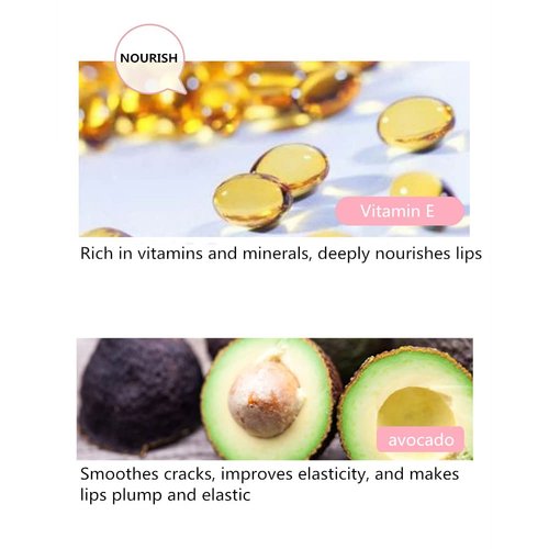 Avocado Lip Balm Vitamin E Conditioning Lip Stick Moisturizing Lips Reduce Fine Lines Relieve Dryness Long-Lasting Protection Nourishing Lip Care