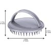 Purple Shampoo Brush, Hair Brush with Massager, Scalp Exfoliator, Plastic/Rubber for Shower or Bath, Thick Thin Hair, Curly Straight, Deep Clean, Use Conditioner Also,One Size Hair Brushes