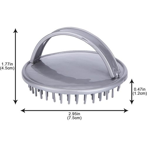 Purple Shampoo Brush, Hair Brush with Massager, Scalp Exfoliator, Plastic/Rubber for Shower or Bath, Thick Thin Hair, Curly Straight, Deep Clean, Use Conditioner Also,One Size Hair Brushes