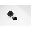 StopShroom Tub 2 Pack Universal Stopper for Bathtub and Bathroom Sink Drains, Black Plug 2pk, 2 Count