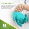 Dynarex Aloetex Latex Aloe Disposable Exam Gloves, Powder Free, Aloe Vera Gloves for Dry Hands, Used in Healthcare, Cleaning, Food Service, Green Latex Gloves, Extra-Small, 1 Box of 100 Gloves