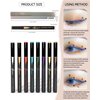 Bronze Glitter Eyeliner Liquid Liner-1Pcs Brown Metallic Shimmer Sparkling Colored Eye Liner Eyeshadow Makeup Pen, Long Lasting High Pigmented Waterproof Smudge-proof Eyeliner Pencil, Gift for Women