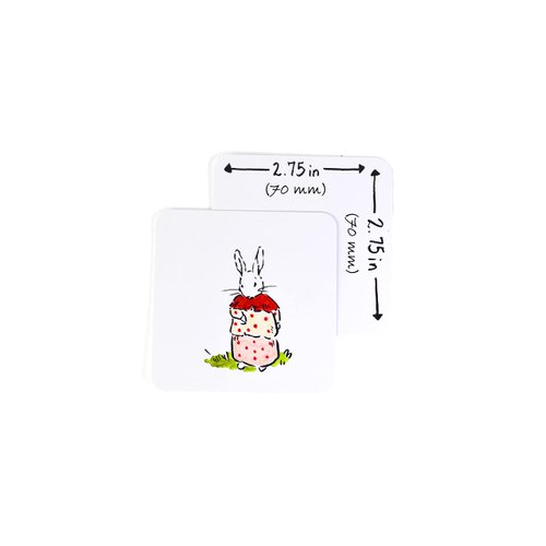 Blank Square Playing Cards (2.75" Square & Matte Finish) 200 Blank Cards, Flash Cards, Board Game Cards, Study Guide & Note Cards