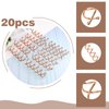 TUUXI 20 Pcs Spiral Bobby Hair Pins Rose Gold Hair Screws Hair Twister Hair Accessories for Women Fast Bun Thick Hair Style