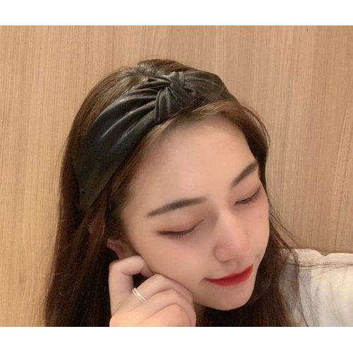 yaozeio Black Knot Headband Wide Headbands for Women Hair Accessories Head Band Hairband for Girls Knotted Headband for Women