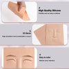 Tattoo Practice Skin 10pcs Practice Skin For Face Permanent Face Makeup Silicone Skin Tattoo Training TA535-10
