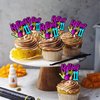 18pcs Glitter Bowling Ball Dessert Cupcake Topper Bowling Rolling into 11 Theme Decor Supplies Boys Girls Happy 11th Birthday Party Decorations
