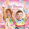 48 Little Princess 24PCS Little Princess Temporary Tattoos Sticker 24PCS Slap Bracelets Perfect for Themed Birthday Party Favors Baby Showers or Classroom Rewards Ideal Decor and Gifts