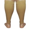 Runee Extra Wide Calf Compression Sleeve - Leg Support For Wide Calves, Compression Sleeve For Calf Pain & Shin Splint, Relief Swelling, Varicose Veins, DVT (Beige)