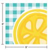 Creative Converting Picnic Lemonade Beverage Napkins, 5", Multi-colored