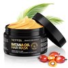 Raw Batana Oil for Hair Growth Dr Sebi Organic, Cold Pressed Batana Oil Hair Mask, 100 Percent Pure Batana Oil from Honduras, Prevents Loss, Moisturizes Scalp, Restores Dry Damaged Hair