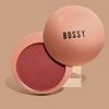 Bossy Cosmetics Extremely Bossy By Nature Buttery Blush - Deeply Pigmented, Infused with Kaolin Clay, Macadamia Oil, Squalane (Dynamic - Deep Plum)