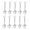 20 Pack Shovel Shape Demitasse Espresso Spoons, 4.7 Inches Stainless Steel Mini Coffee Spoons, Small Spoons for Dessert,Tea, Appetizer, Party Supplies