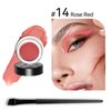 GOOD MOTHER Eyeliner Gel Set,Long Lasting Waterproof Gel Eyeliner With 5.51 IN Long Eyeliner Brush,High-Intensity Pigments Smudge-Proof Eye Liner Makeup Creamy Eyeliner Gel 5G-Rose Red