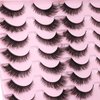 False Lashes Natural Look Fluffy Faux Mink Eyelashes Wispy Fox Eye Lashes That Look Like Extensions 3D Mink Lashes Natural Strip Lashes Pack by Kiromiro 14 Pairs
