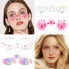 Konsait 20 Sheets Face Tattoos Temporary Tattoos for Women Kids Tattoos Temporary for Girls Cute Temporary Tattoos Butterfly Strawberry Fake Freckle Tattoo Rave Accessories Body Makeup Tattoo