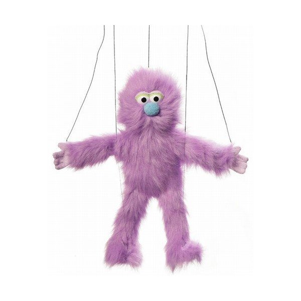 Purple Monster Marionette String Puppet