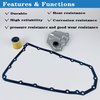 YzusGomumu 31728-1XF0A Car Automatic Transmission Filter Oil Pan Gasket Kit Compatible with Nissan Rogue Juke Mitsubishi Lancer Outlander Dodge Caliber Jeep Compass Patriot Replaces 31728-1XF02