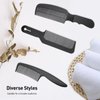 3 Pieces Hair Cutting Comb Barber Comb for Men Women Hair Styling Combs Fine Teeth Carbon Comb Set Anti Static Heat Resistant Hairdressing Comb
