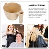 MERRYHAPY 2 Pcs Portable Hair Dye Mixing Bowls with Handle Tint Bowls for Hair Salon Home Use for Color Mixing with Hair Dye Brush and Bowl