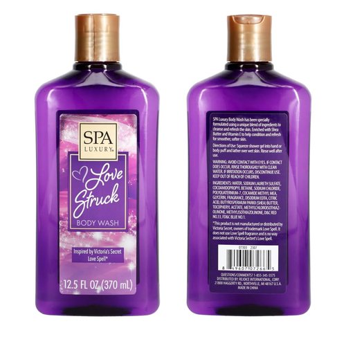 Spa Luxury Love Struck Body Wash 12.5 Fl Oz