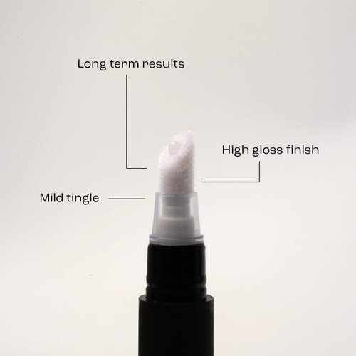 Plump It! | Hyaluronic Lip Plumper | Clear Lip Plump Gloss | Long-Term Plumper, Fuller and Softer Lips