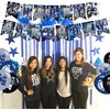Cowboys Party Supplies,Dallas Soccer Party Decorations Includes Banner, Cake Toppers, Balloon for Party Decorations