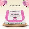 Organic Bar Soap Moisturizing Soap Made from Natural Oil | Skin Care Cleanser Shampoo | Hair Hand Face Body Bath Wash (Rose Soap)
