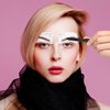 10Pcs Eye Brow Stencil Eyebrow Stencils Adhesive Eye Brow Shaping Stickers Makeup Beauty Tools for DIY Grooming